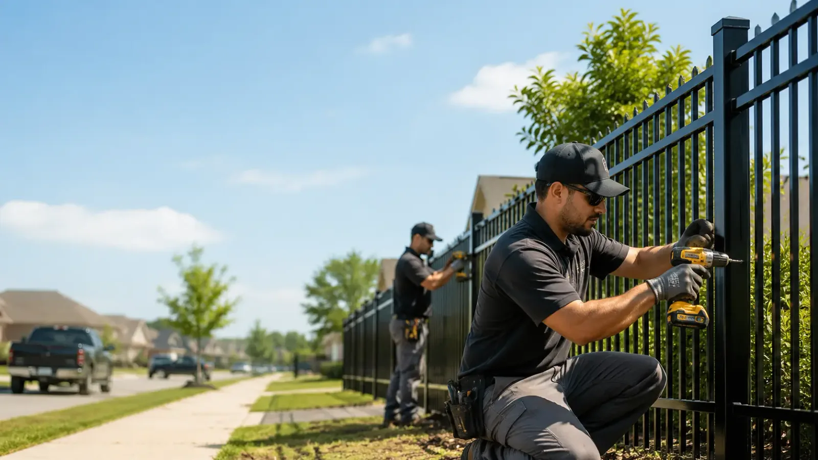 Metal Fence Installation in Vida, OR